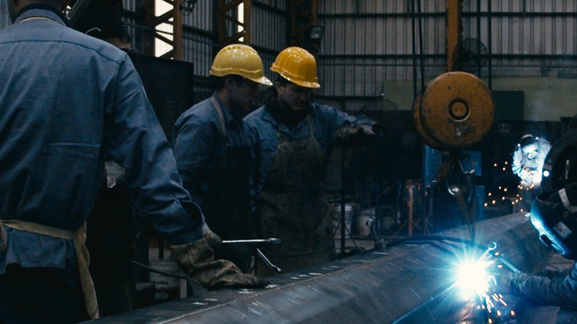 Producción para empresas en un taller industrial
